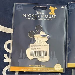 Walt Disney World 50th Anniversary Mickey Main Attraction Pin